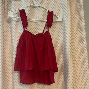 red girls top!